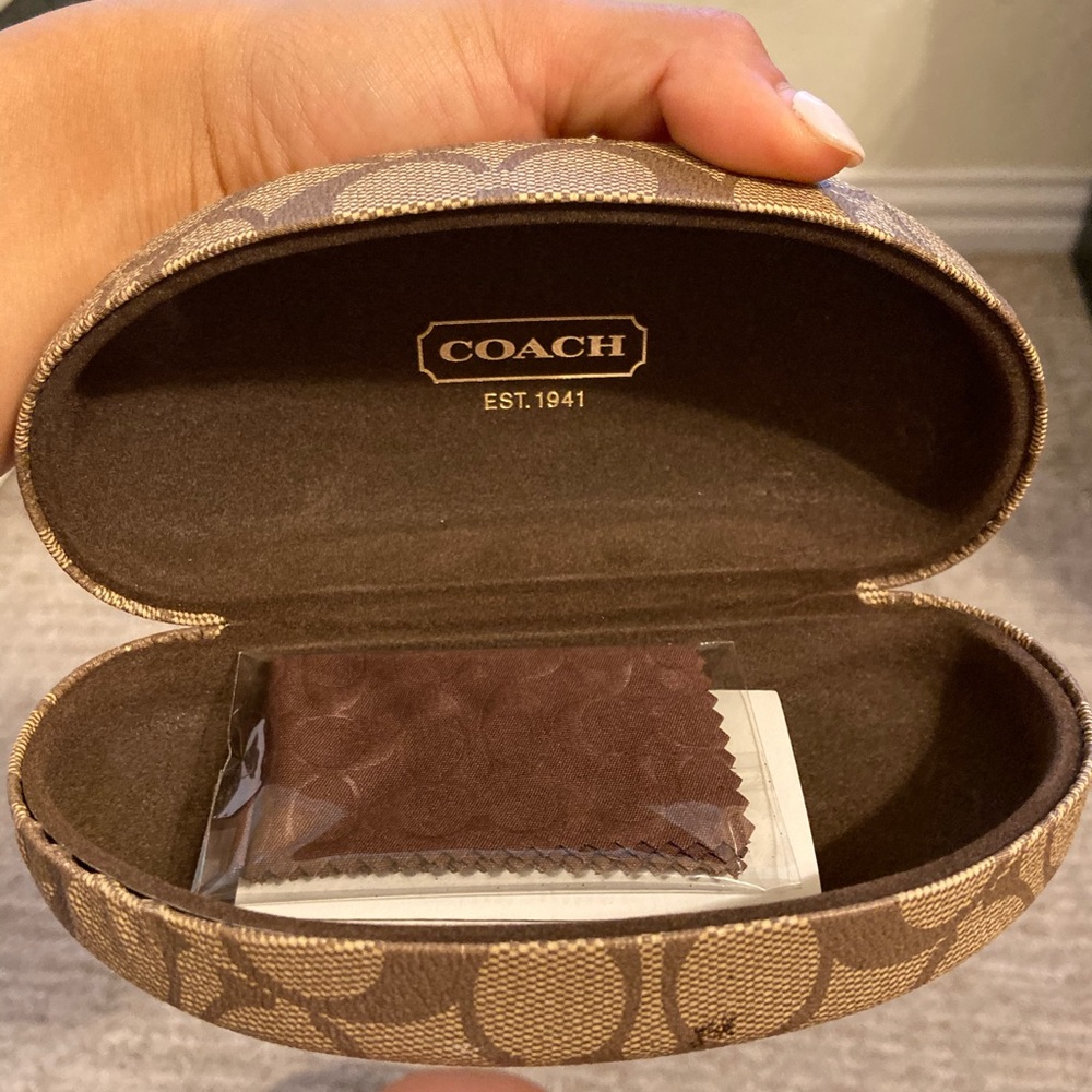 Coach Original Sunglasses Case  Monogram Hard Case
